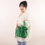 Faux Rex Rabbit Fur Handbag