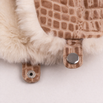 Women's Real Leather Warm Earflap Trapper Hat