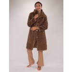 Faux Mink Fur Coat