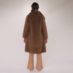 Faux Mink Fur Coat