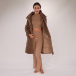 Faux Mink Fur Coat